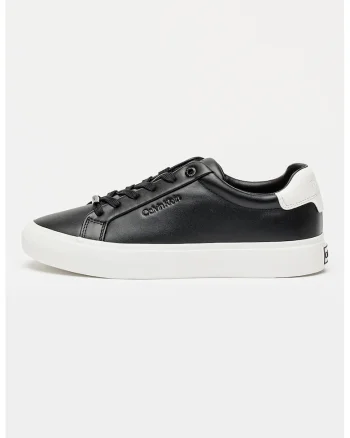 Pantofi sport low-cut de piele, Negru