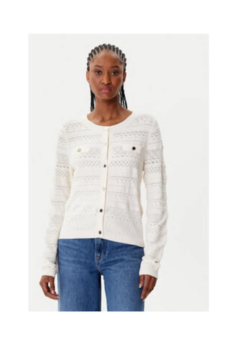Cardigan de dama,  Bej, 70% viscoza, 30% poliamida, Bej