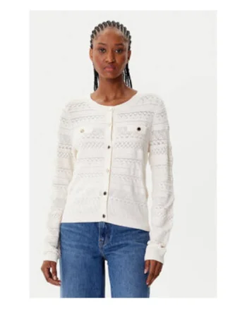 Cardigan de dama,  Bej, 70% viscoza, 30% poliamida, Bej