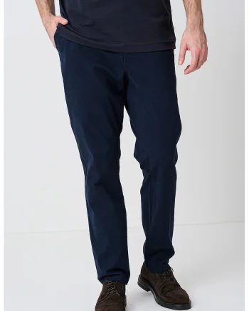 Pantaloni chino regular fit Mott, Bleumarin