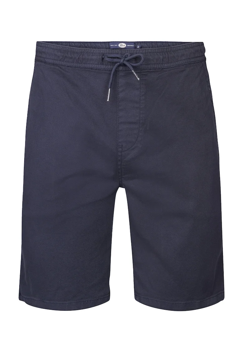 Pantaloni scurti din material textil Barbati,  Bleumarin, 97% bumbac, 3% elastan, Bleumarin
