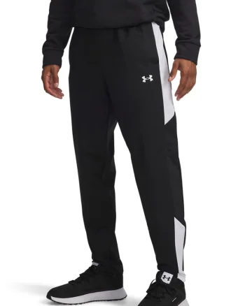 Pantaloni de trening relaxed fit Rival, Alb/Negru