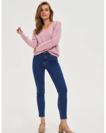 Blugi skinny bleumarin, Bleumarin