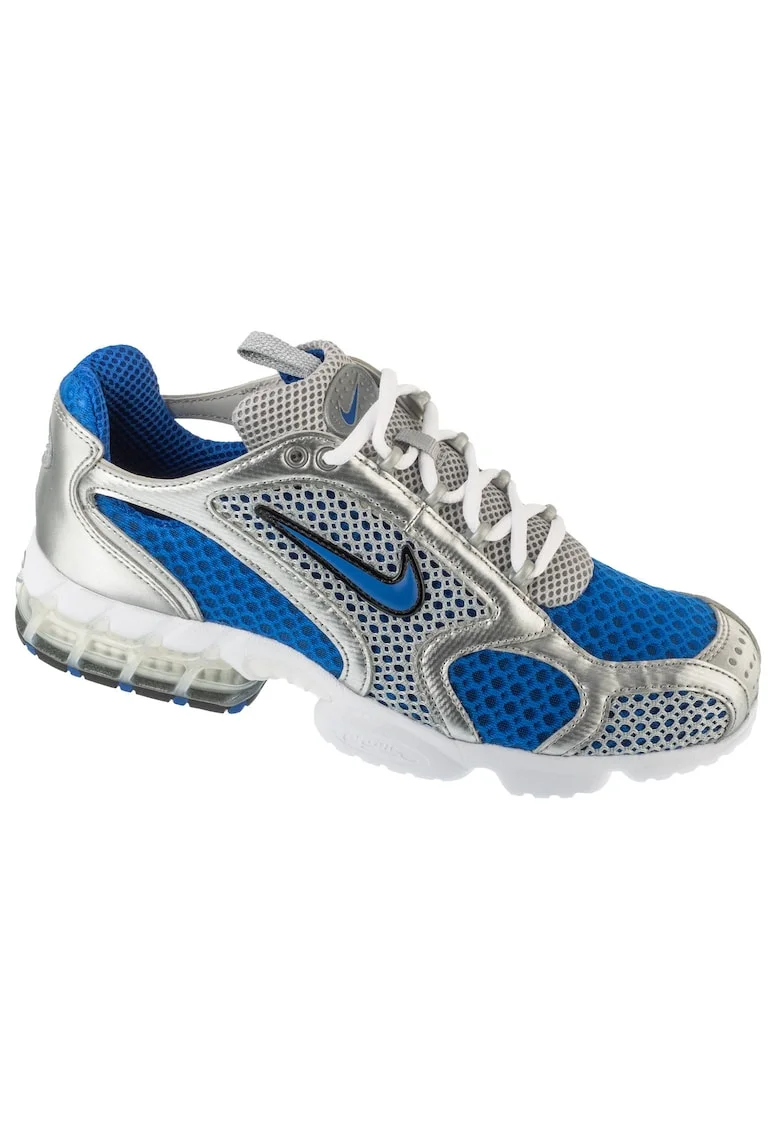 Pantofi sport barbati, CJ1288,  Textil, 42.5 EU, Rosu/Argintiu, Albastru
