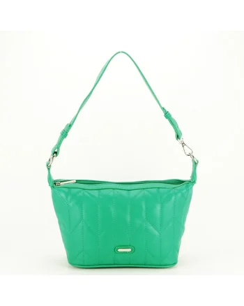 Geanta verde medie  G-23103-1 15 Verde, Verde, 17x23x11