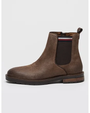 Ghete Chelsea de piele intoarsa, Maro