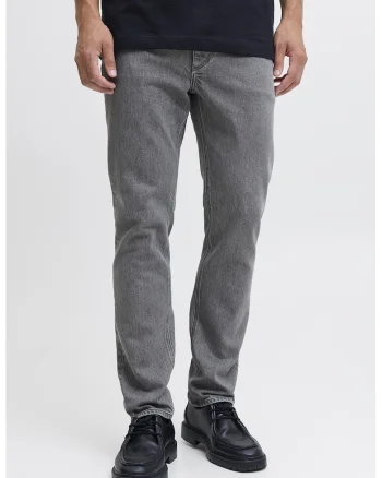 Blugi relaxed-fit, Gri melange