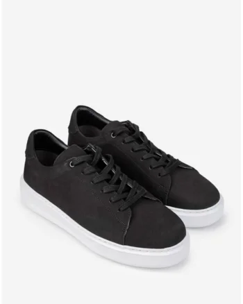 Pantofi barbati confectionati din piele neagra 42, Negru