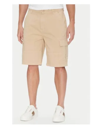 Pantaloni scurti cu bunare din bumbac
