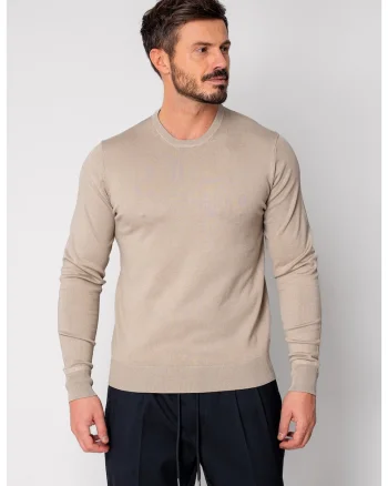 Pulover barbati Beige 19104, Bej