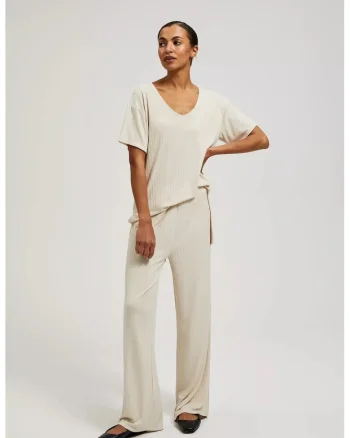 Pantaloni  bej talie, Bej