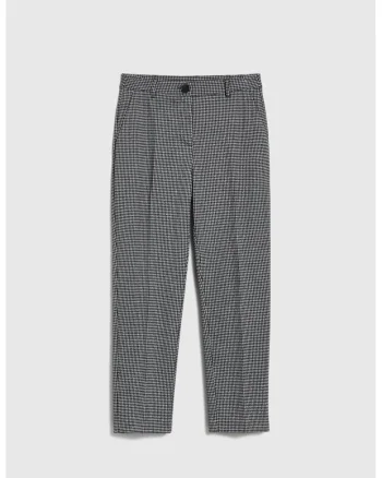 Pantaloni gri cu model pepit, Gri