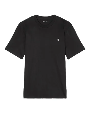 Tricou regular fit din bumbac, Negru
