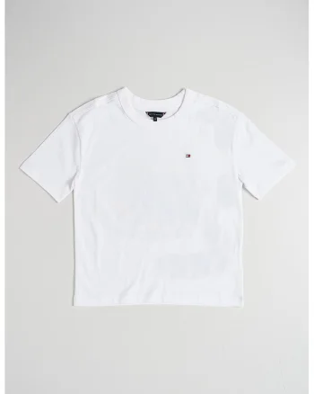 Tricou cu imprimeu pe partea din spate, Alb/Verde