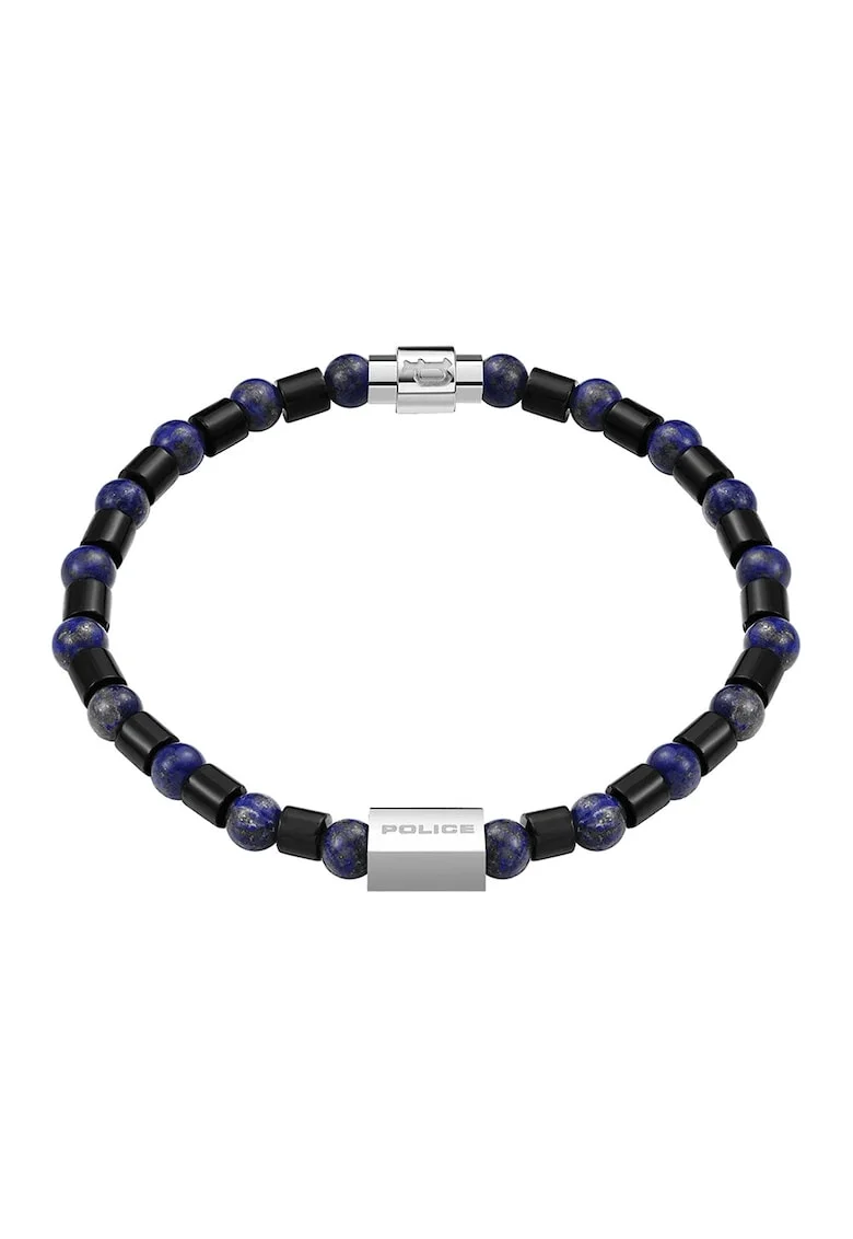 Bratara cu detaliu logo, Negru, Bleumarin, Negru/Bleumarin