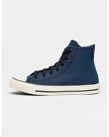 Tenisi din material textil cu logo, Bleumarin