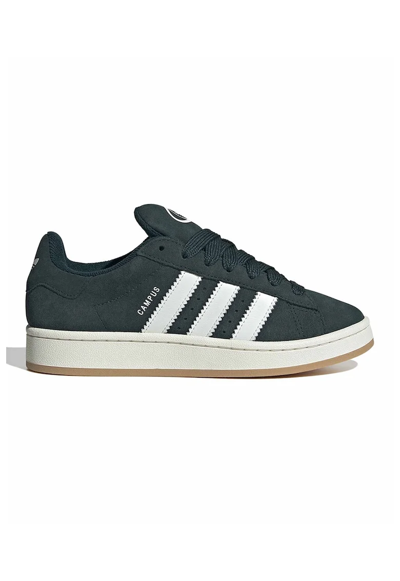 Pantofi sport Campus 00s low cut de piele intoarsa, Albastru petrol