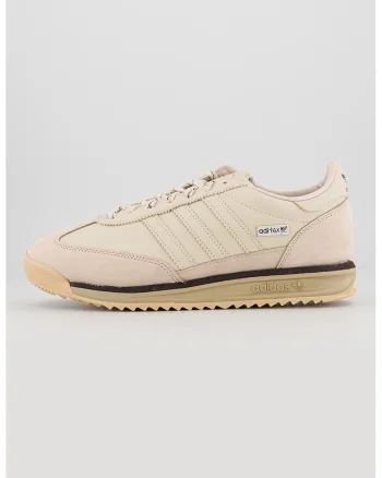 Pantofi sport din piele si piele intoarsa SL 72, Maro taupe
