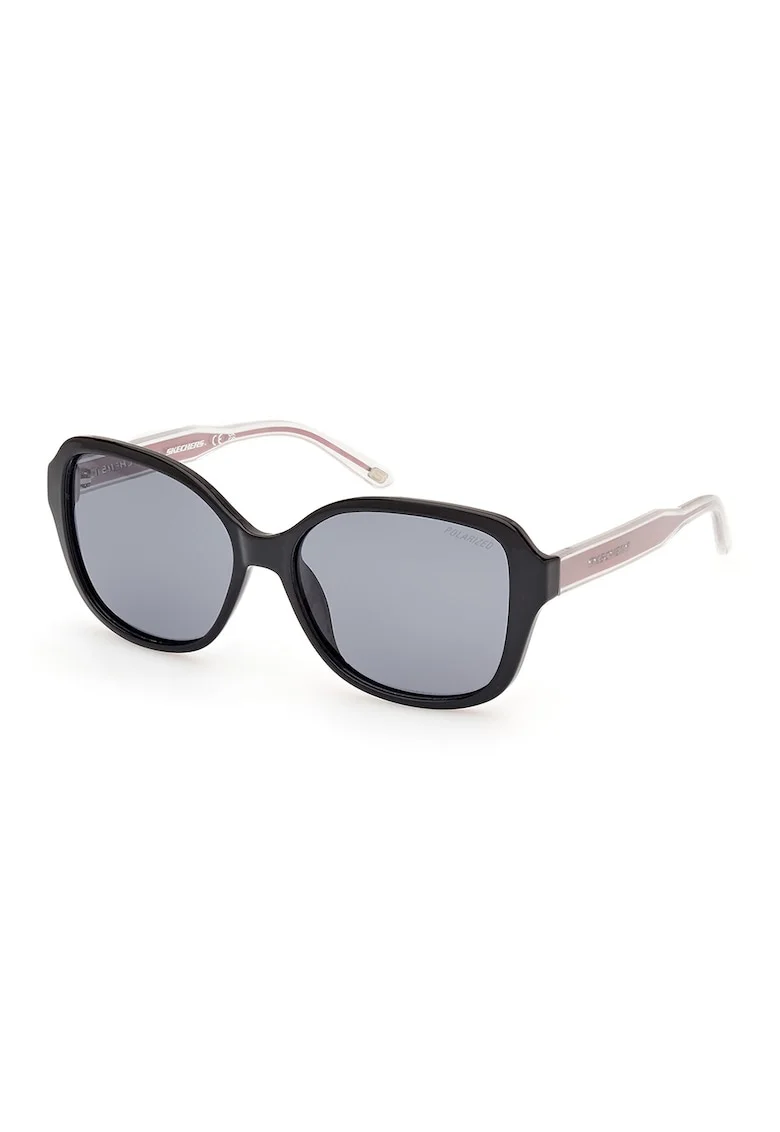Ochelari de soare butterfly polarizati, Negru/Maro nisip