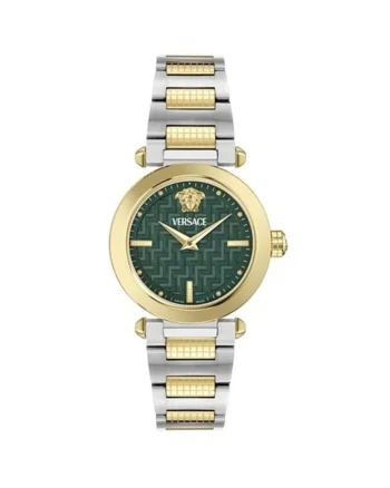 Ceas barbatesc  VE5B00525, bratara din otel, cadran negru, 40mm