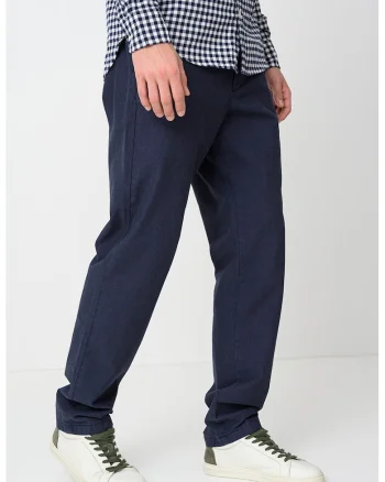 Pantaloni chino cu talie medie, Gri carbune