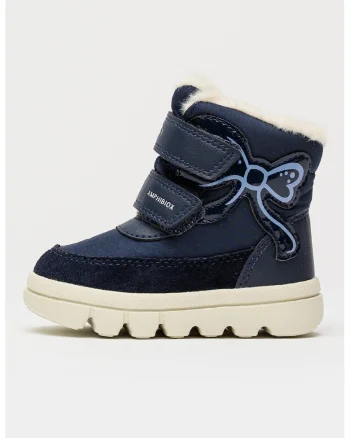 Cizme impermeabile cu velcro Willaboom, Bleumarin