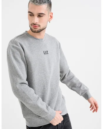 Bluza de trening cu logo, Gri deschis