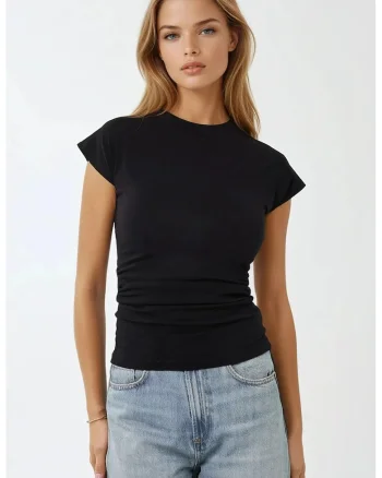 Tricou pentru dama,  jerseu, negru