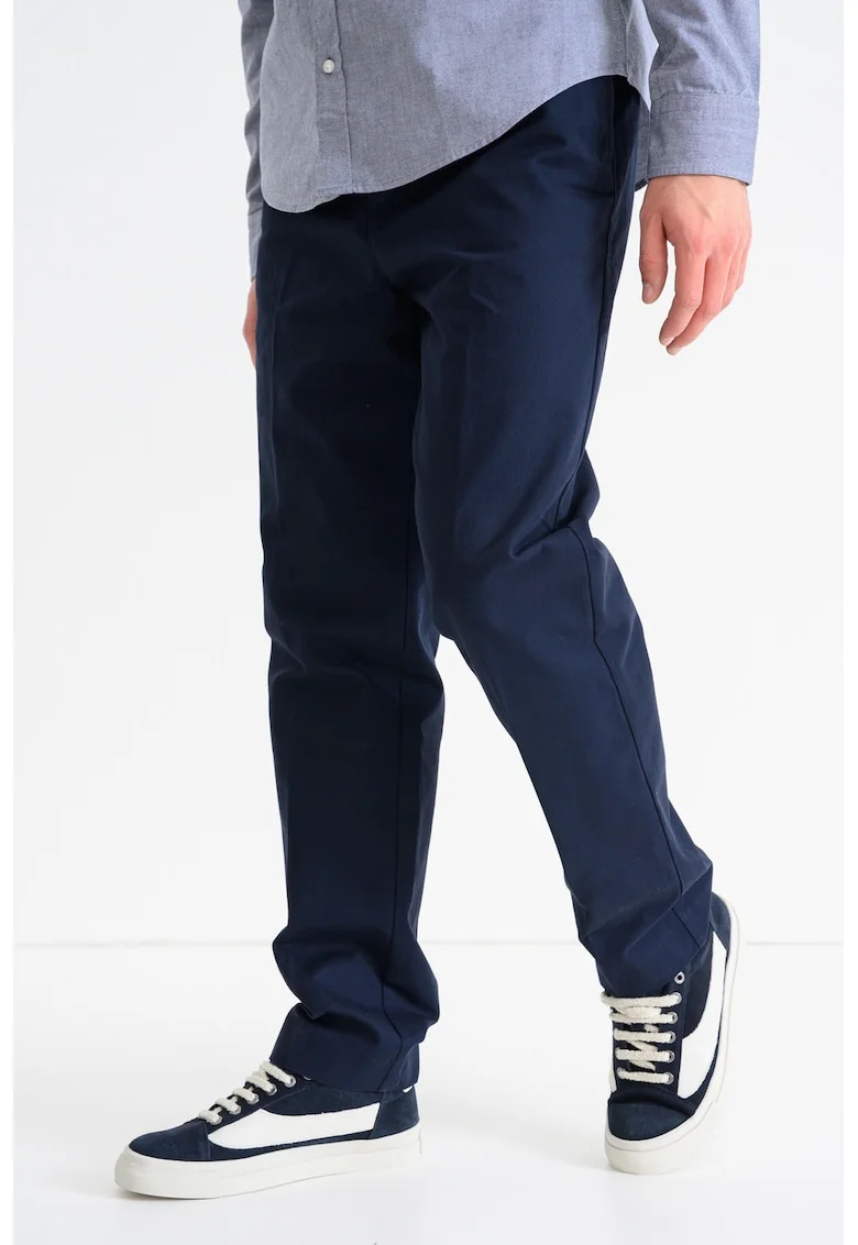 Pantaloni chino slim fit Genar, Albastru ultramarin