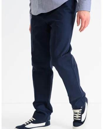 Pantaloni chino slim fit Genar, Albastru ultramarin