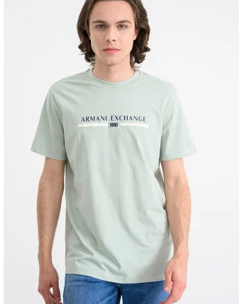 Tricou din bumbac cu imprimeu, Albastru ultramarin/Alb murdar/Verde menta