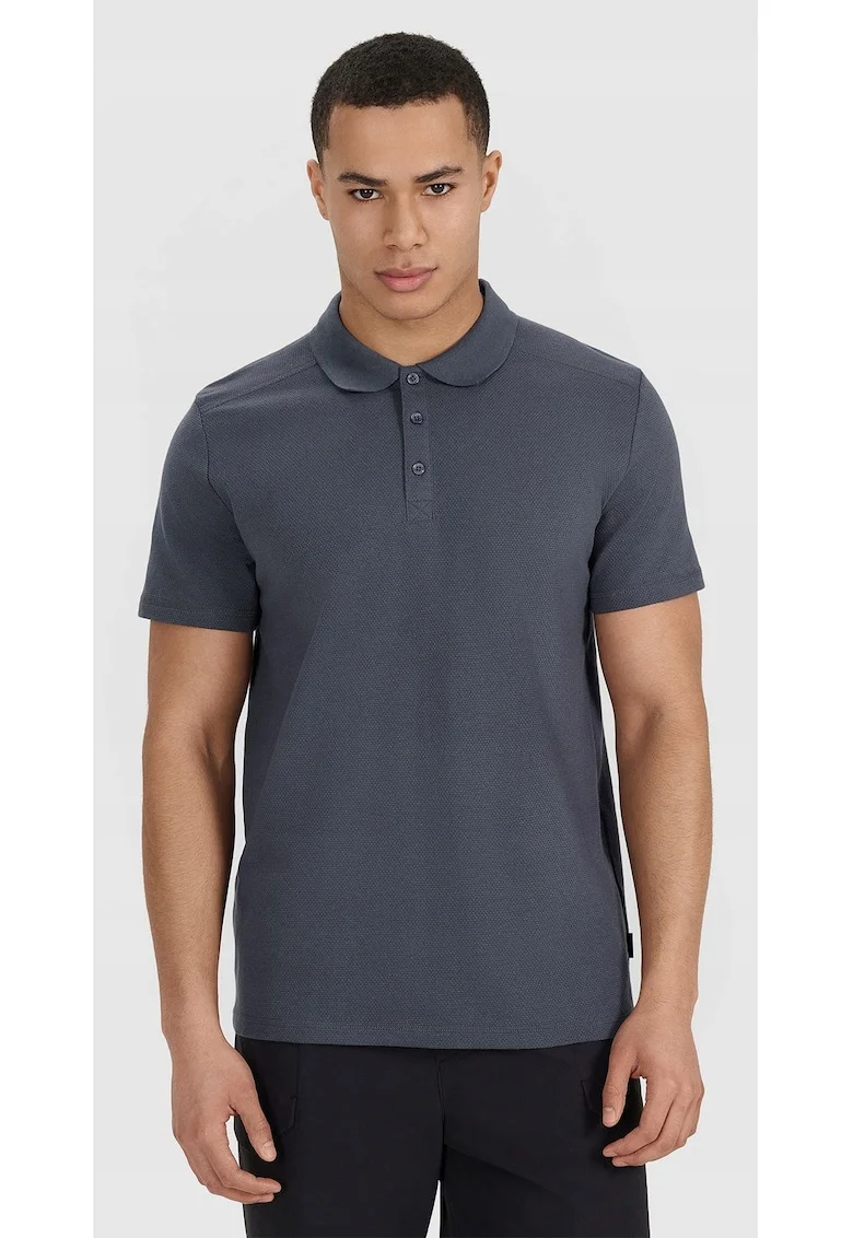 Tricou polo  pentru barbati, gri, bumbac, Gri