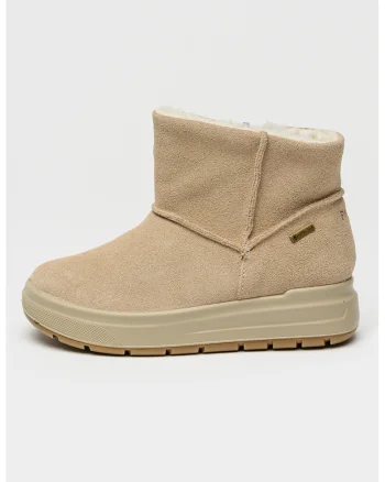 Ghete impermeabile din piele intoarsa cu tehnologie Gore-Tex, Maro nisip