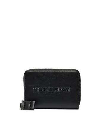 Portofel dama,  piele ecologica, 11 x 8 x 2 cm, negru