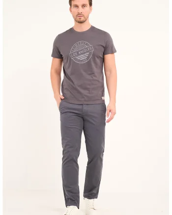 Pantaloni cu buzunare oblice, Gri inchis
