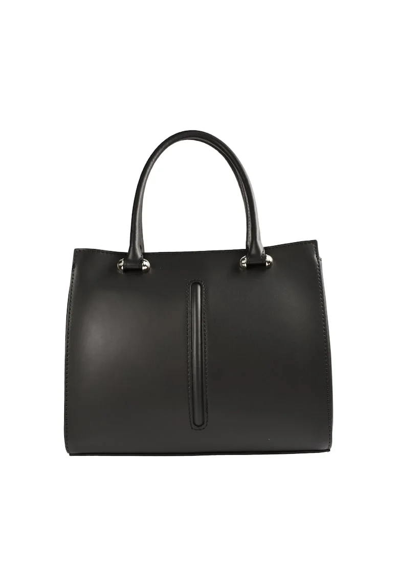 Poseta casual, dama,  IOANA, negru, piele naturala, Negru