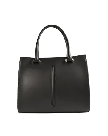 Poseta casual, dama,  IOANA, negru, piele naturala, Negru