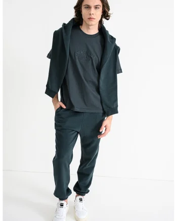 Tricou lejer din bumbac Bleeker, Verde padure