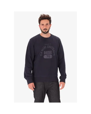 Bluza de trening din bumbac cu imprimeu logo, Albastru
