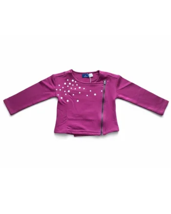Bluza cu fermoar asimetric,