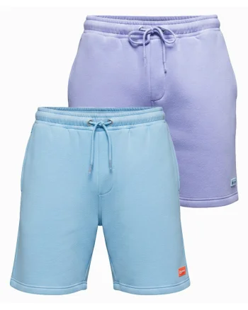 Set pantaloni scurti unisex athleisure din material moale, 2 piese