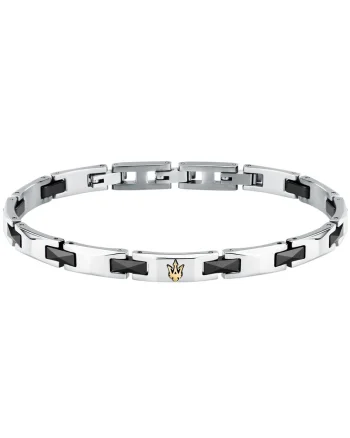 Bratara  JM424ATZ49, Argintiu, Negru, Auriu