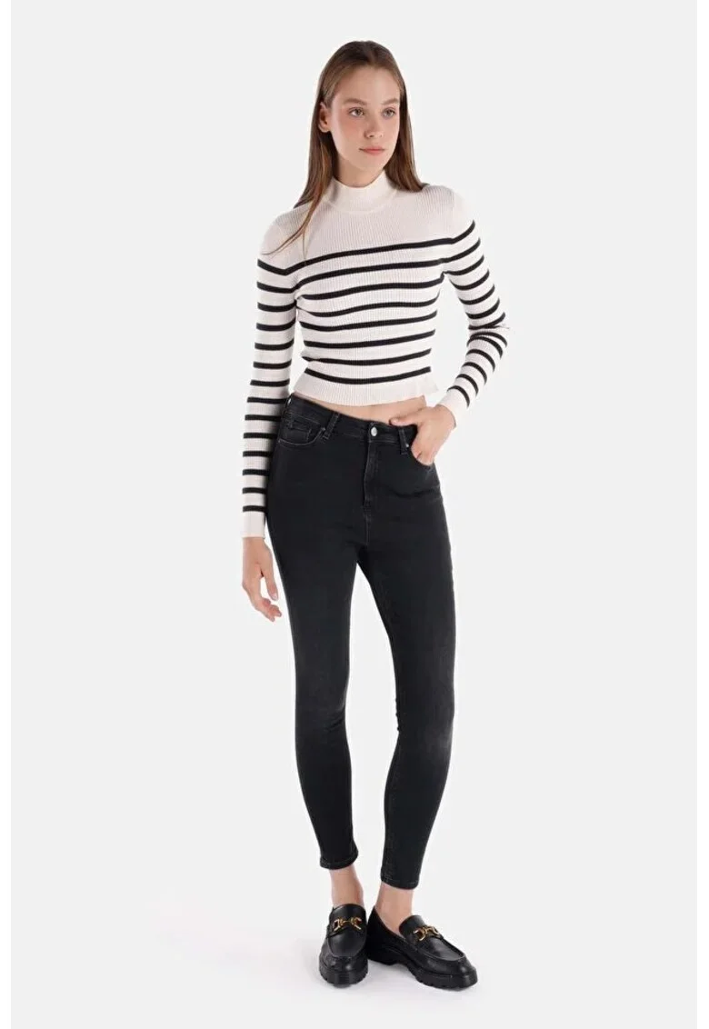 Pantaloni De Dama Negru Skinny Fit 760 Diana Cl1065322, Negru