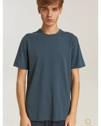 Tricou uniton cu maneca scurta, din bumbac, pentru barbati, Gri