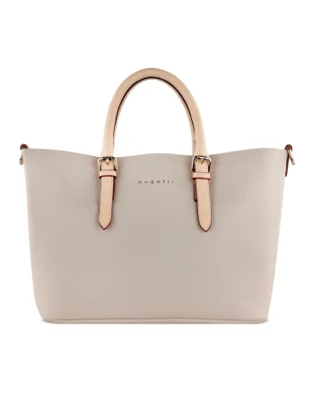 Geanta dama,  seria Ella, Shopper, M, crem