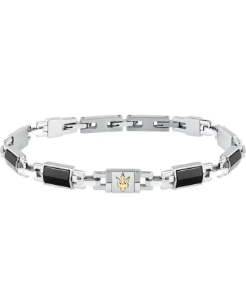 Bratara  JM425ATZ69, Argintiu, Auriu, Negru