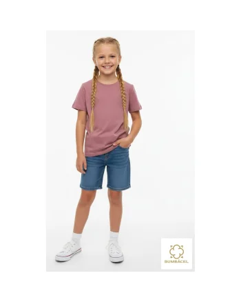 Tricou uniton din bumbac pentru fete din bumbac uniton, Roz