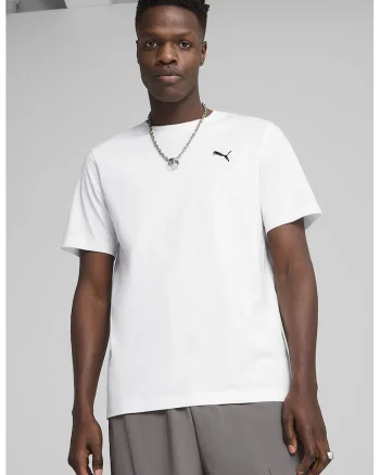 Tricou de bumbac cu decolteu la baza gatului