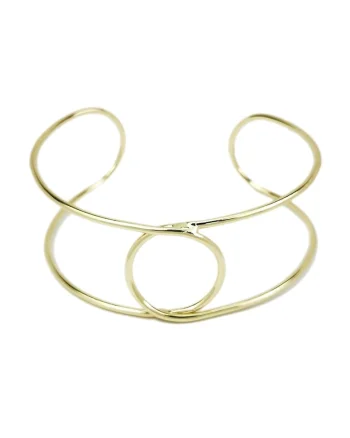 Colier choker, auriu, in 2 straturi, Casander C14,