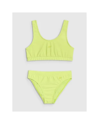 Costum de Baie pentru Fete  Doua Piese, Sintetic, verde lime